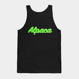 Alpaca T-Shirt Tank Top